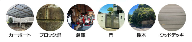 プチ解体工事の対応箇所